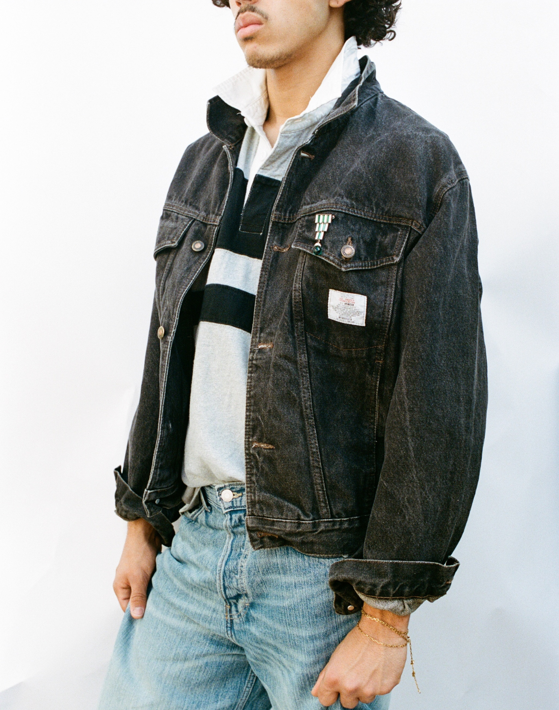 Veste en denim 1990
