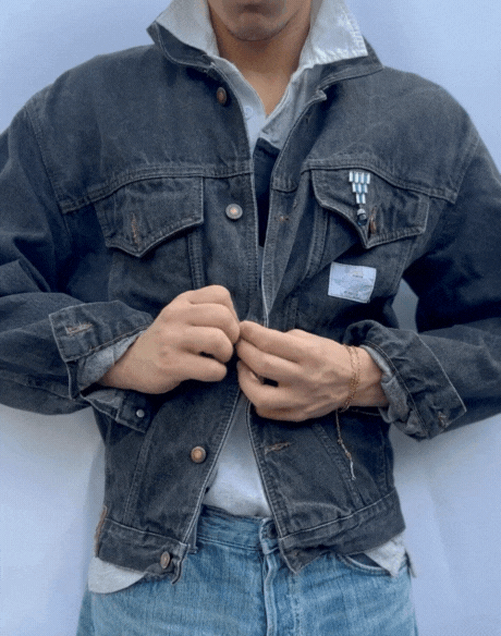 Veste en denim 1990