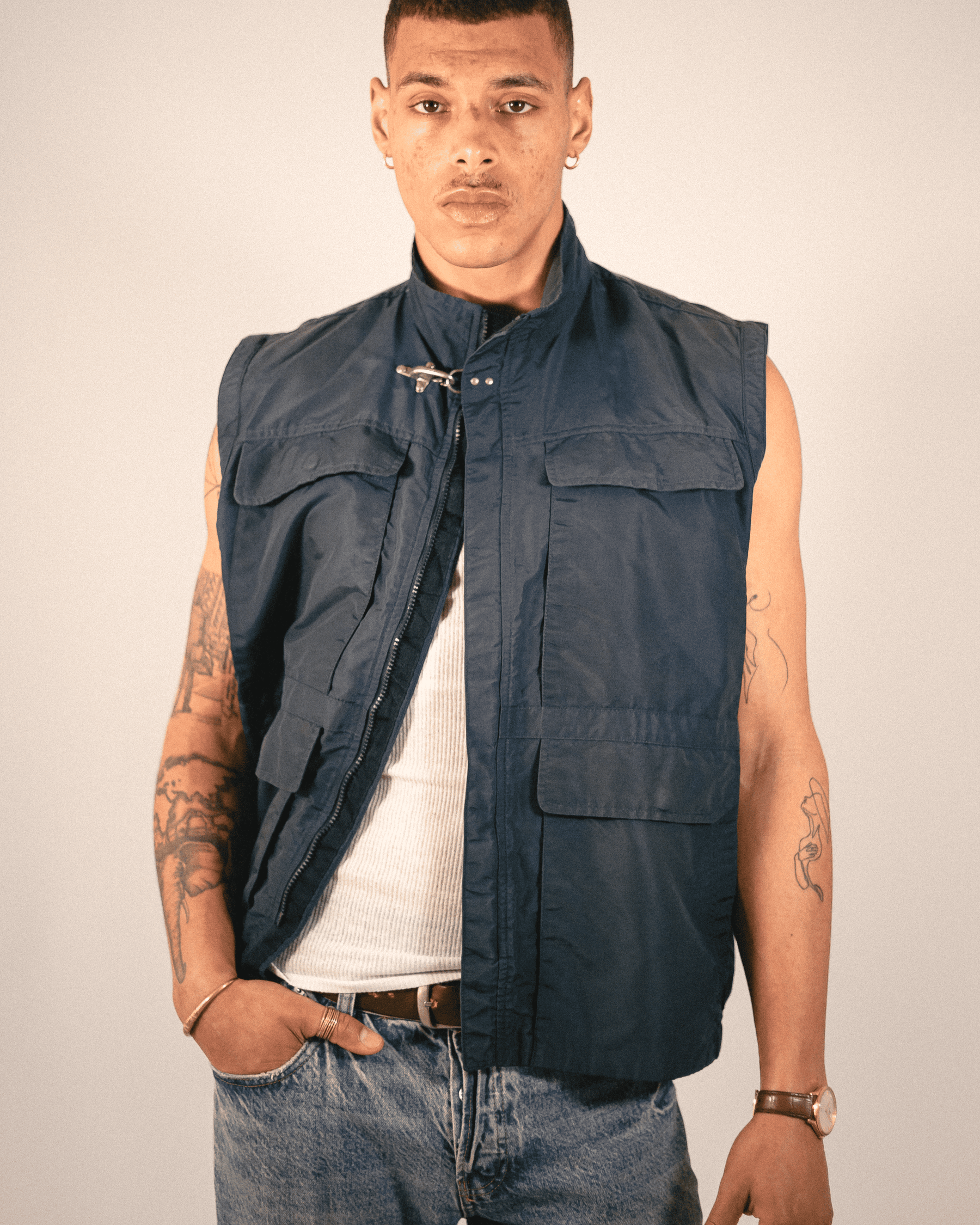 Veste sans manches Fay
