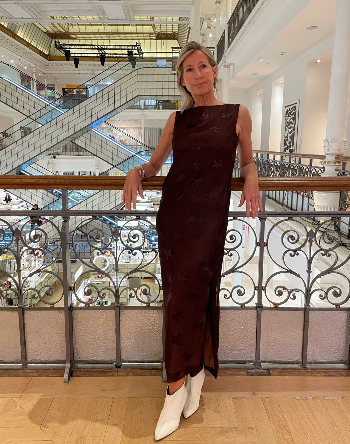 Robe longue droite