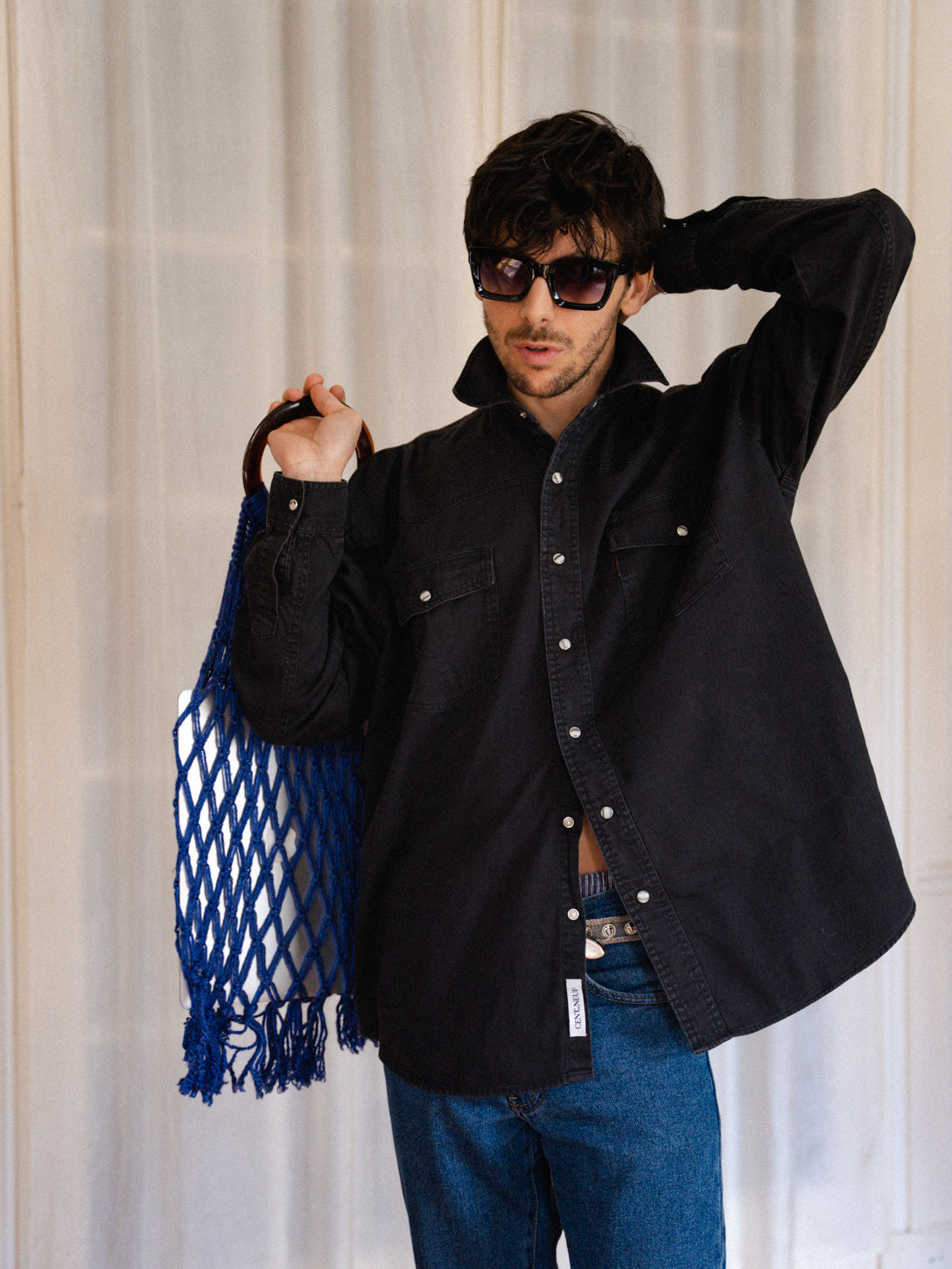Chemise denim