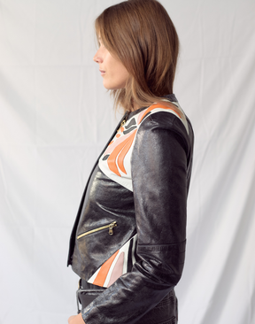 Blouson en cuir Tara Jarmon