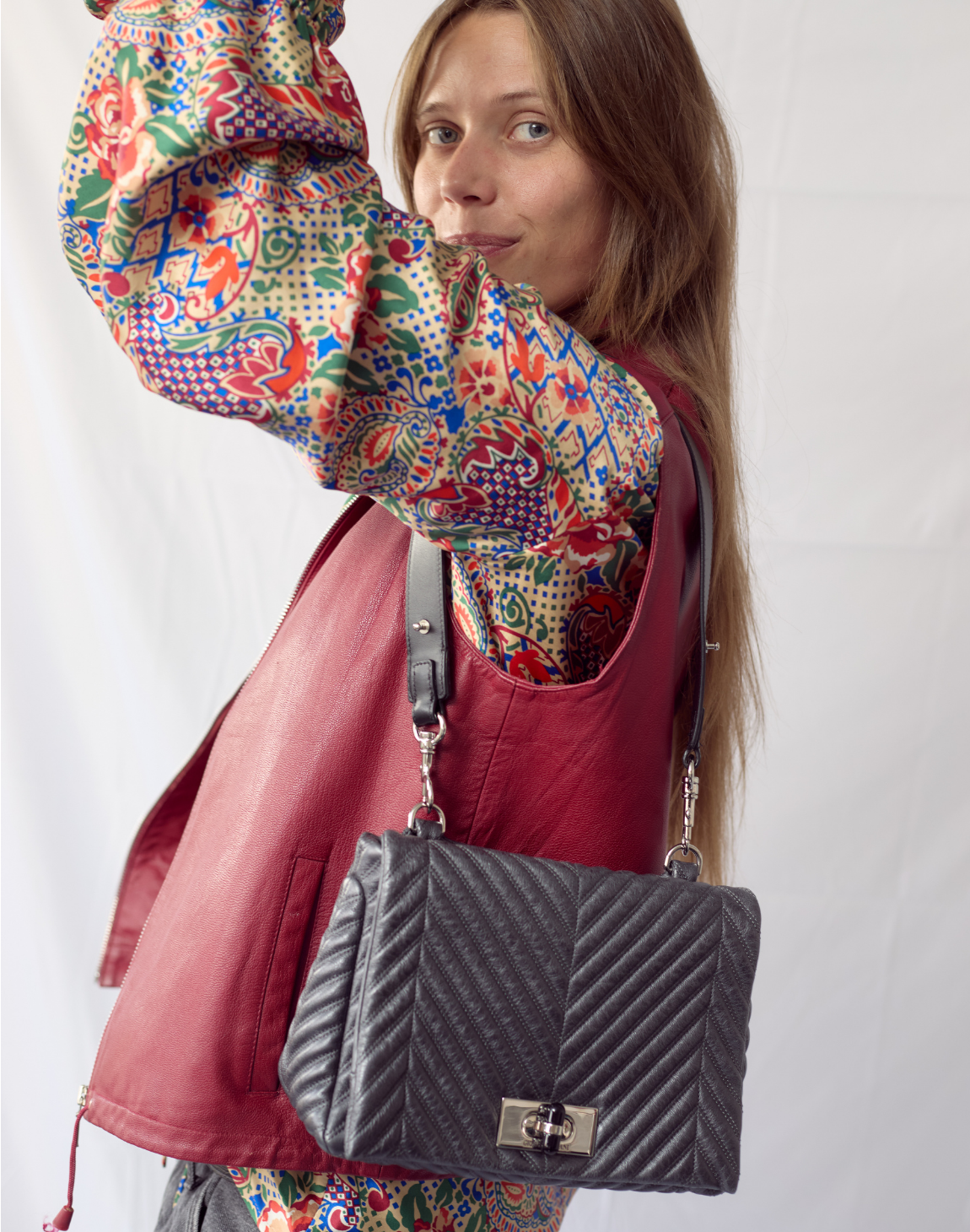 Gilet en cuir