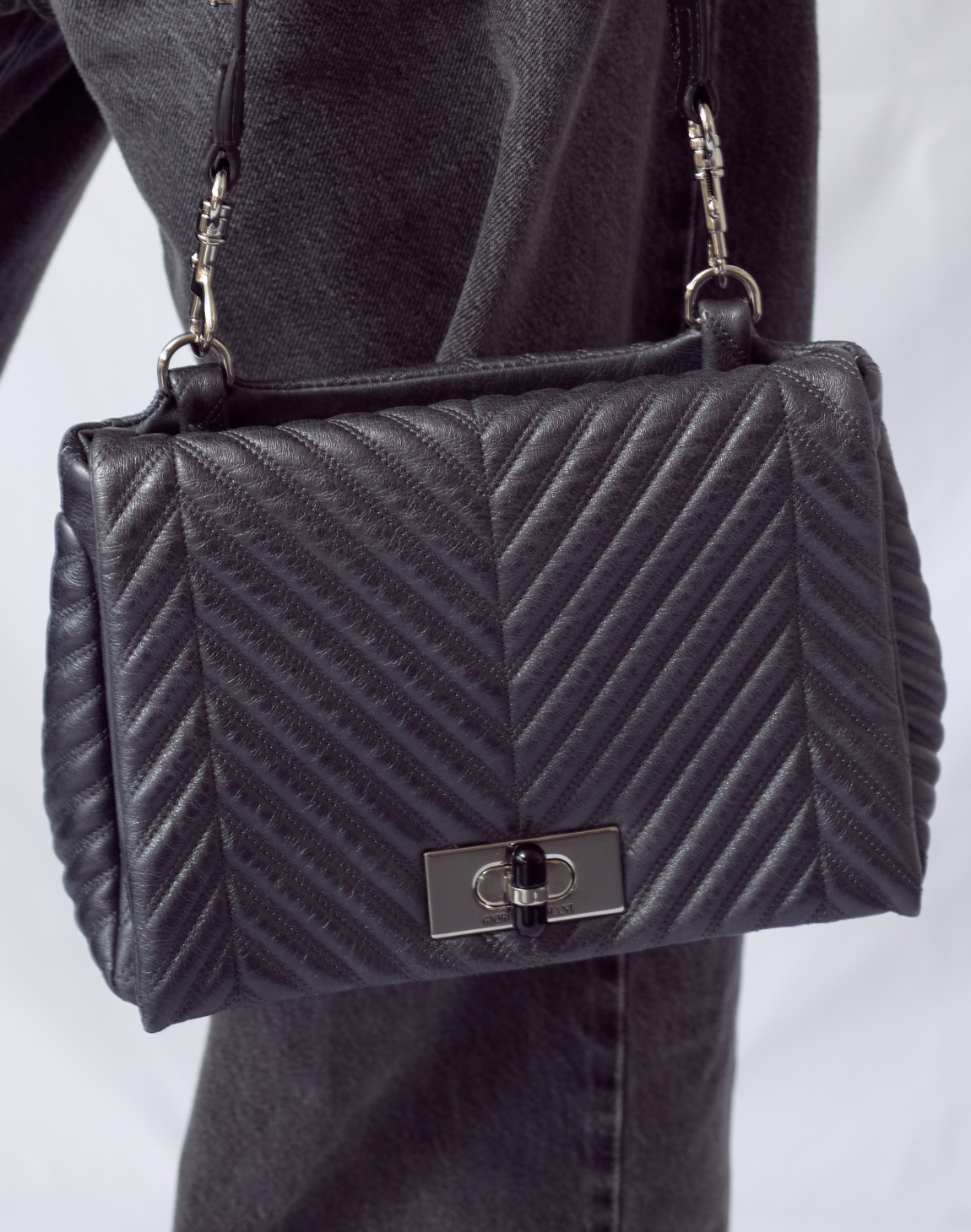 Sac en cuir Giorgio Armani