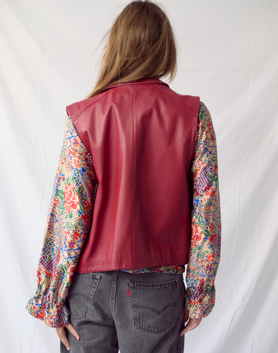 Gilet en cuir