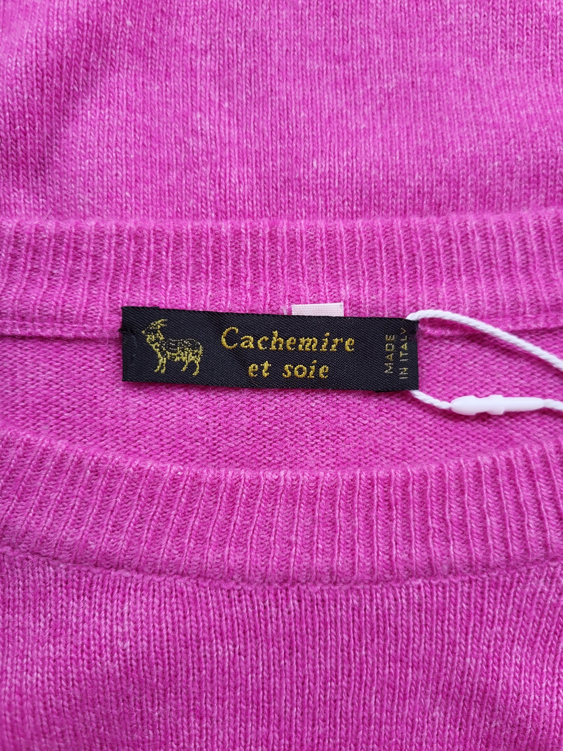 Pull en cachemire rose