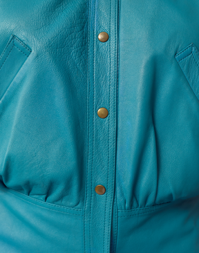 Veste en cuir vintage
