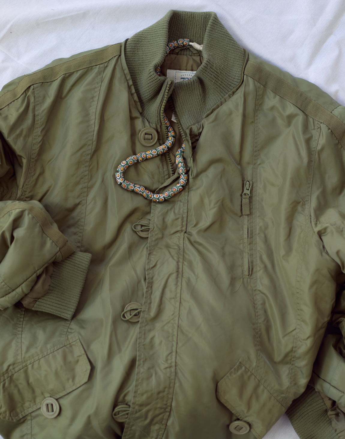 Bombers en nylon vintage