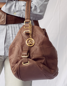 Sac en cuir patchwork Bally