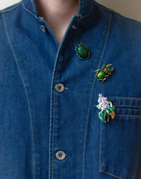Veste en denim printannière