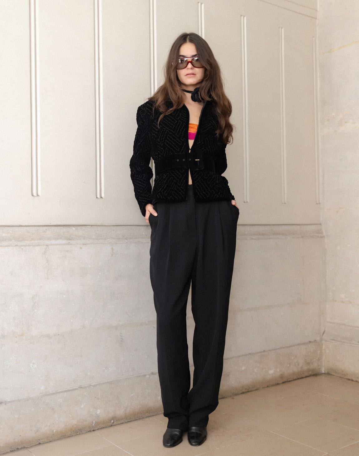 Pantalon à pince fluide