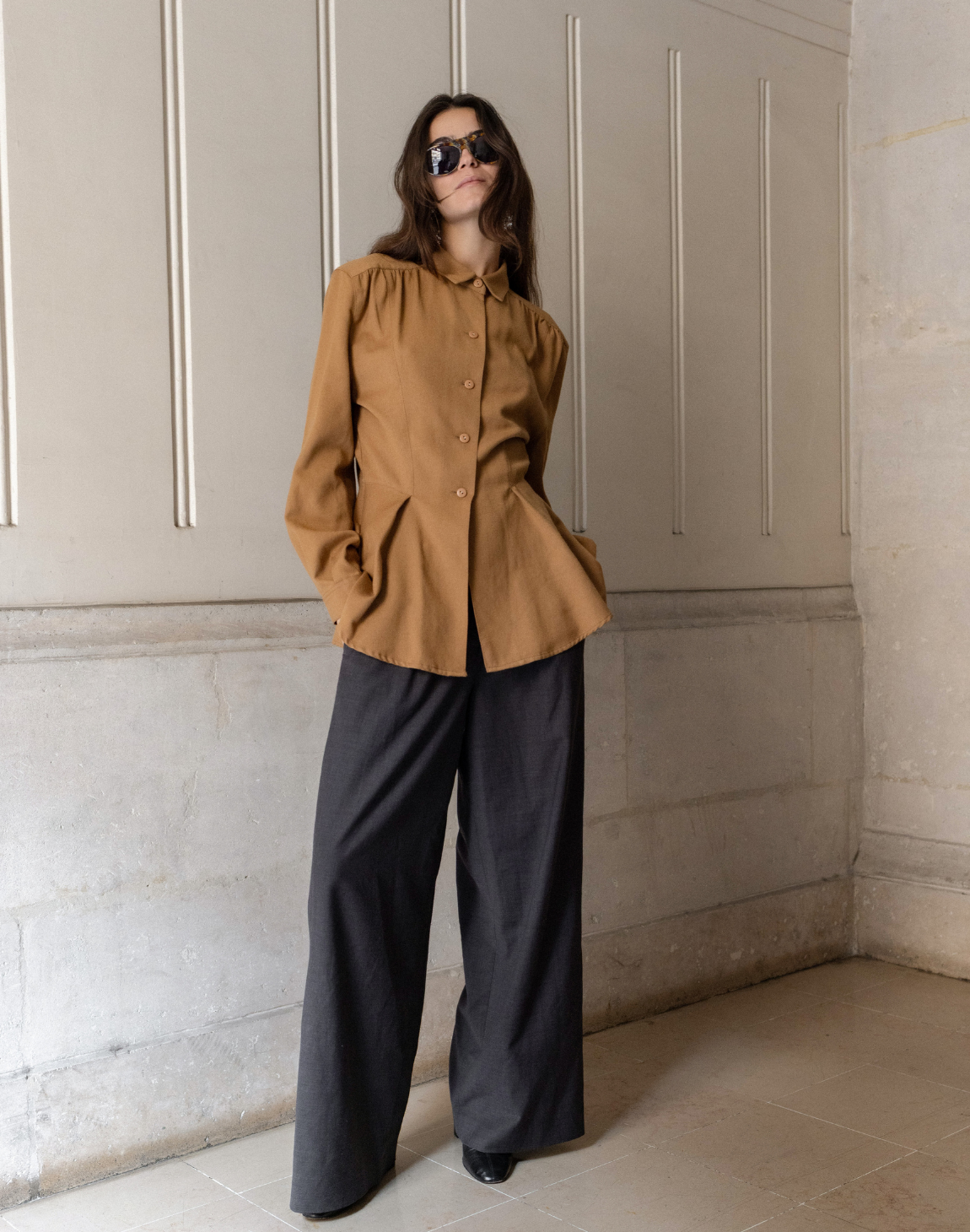 Chemise peplum Georges Rech vintage