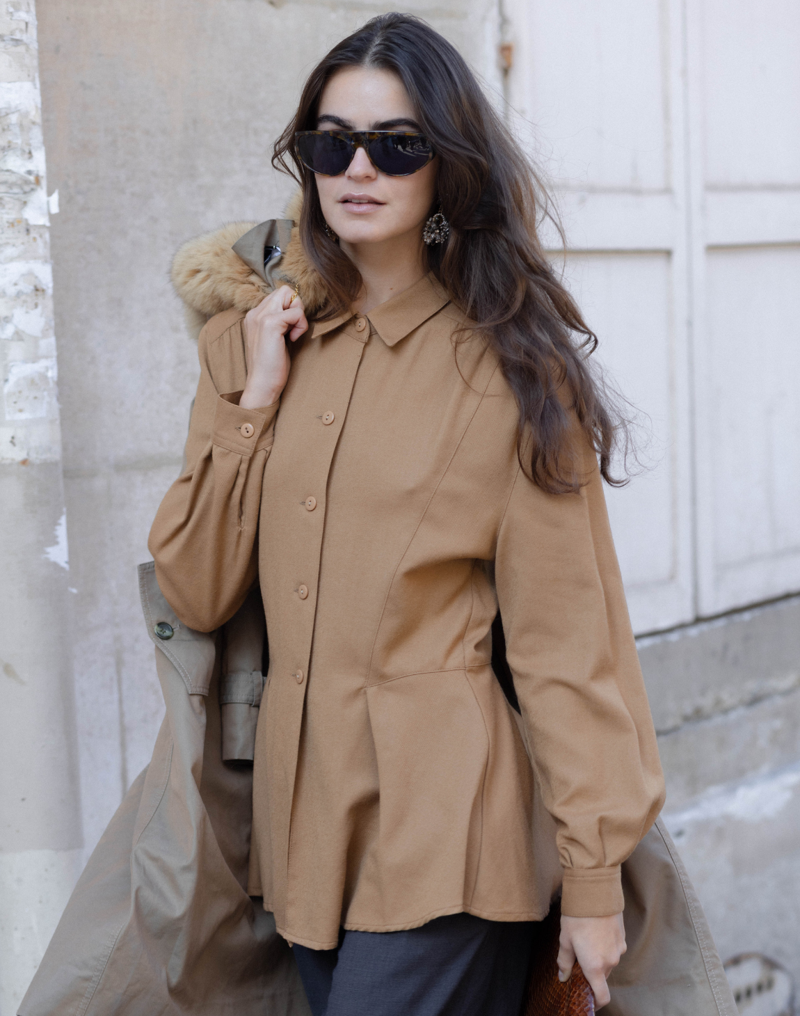 Chemise peplum Georges Rech vintage