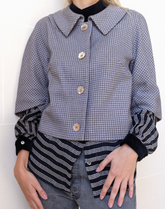 Veste à dos plissé Emporio Armani