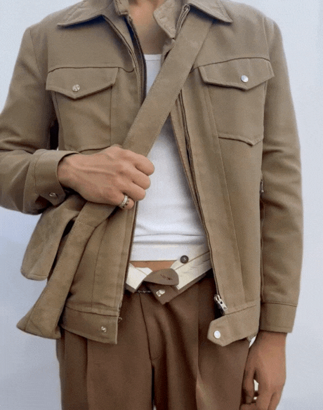 Veste workwear rétro