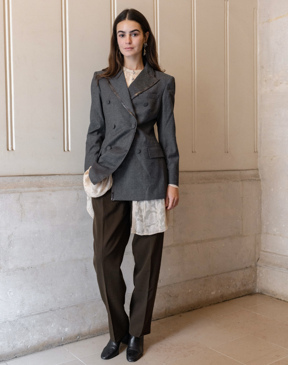 Robe en soie Armand Ventilo vintage