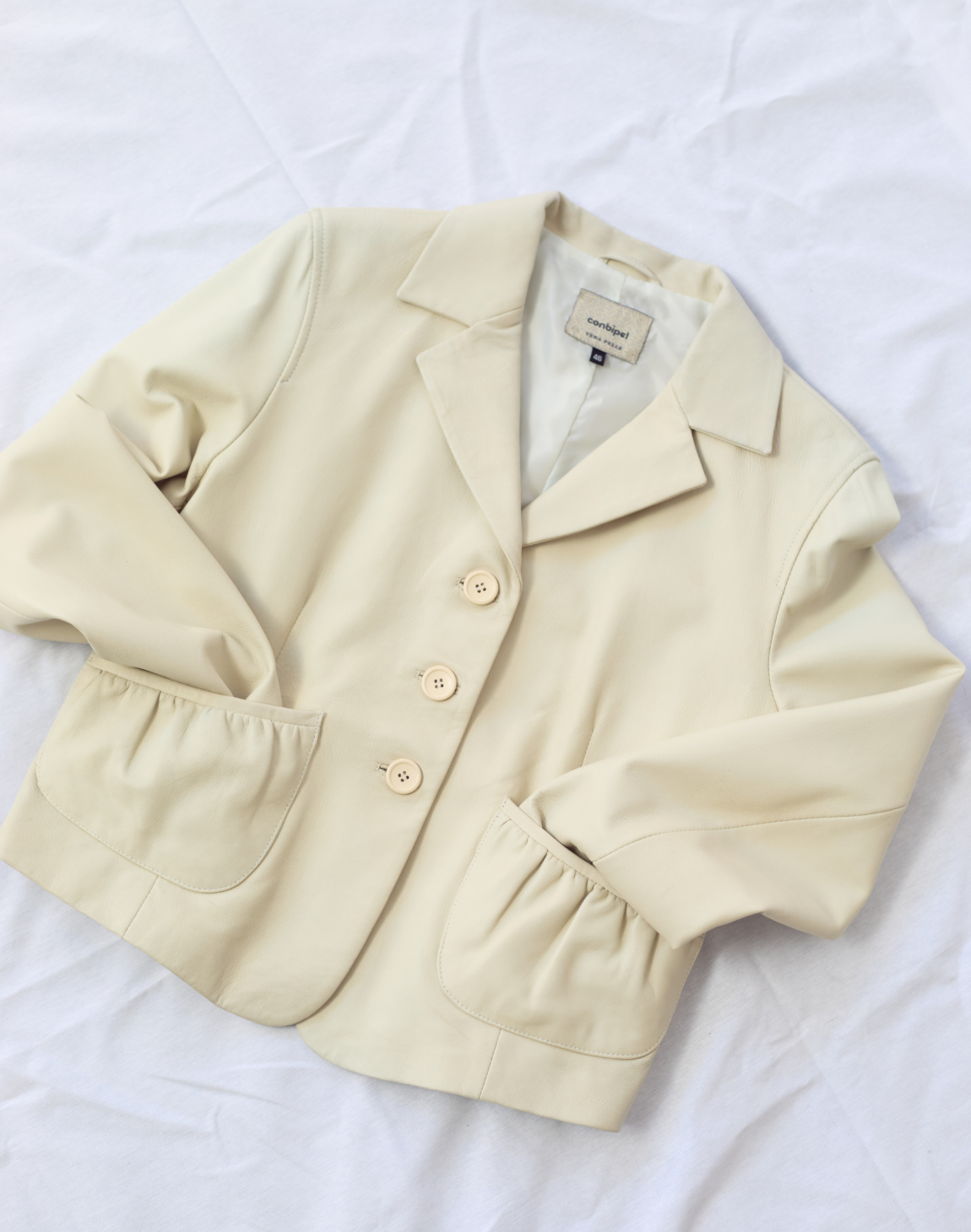 Veste en cuir vintage