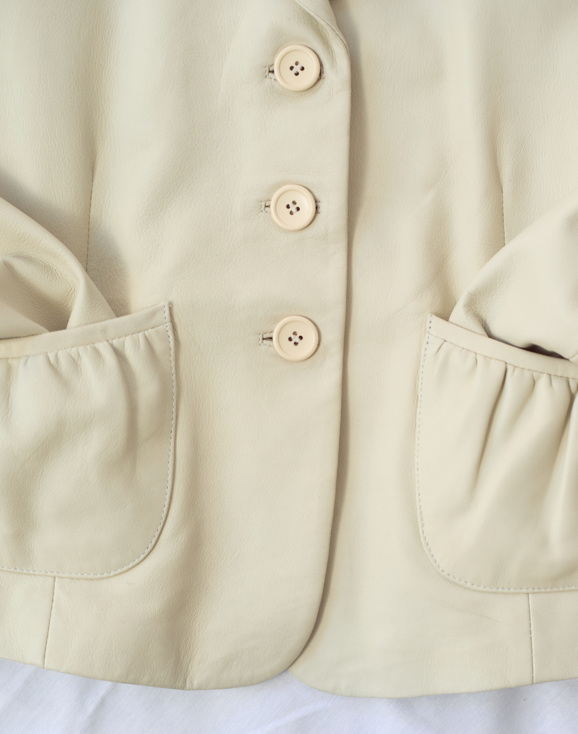 Veste en cuir vintage