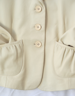 Veste en cuir vintage