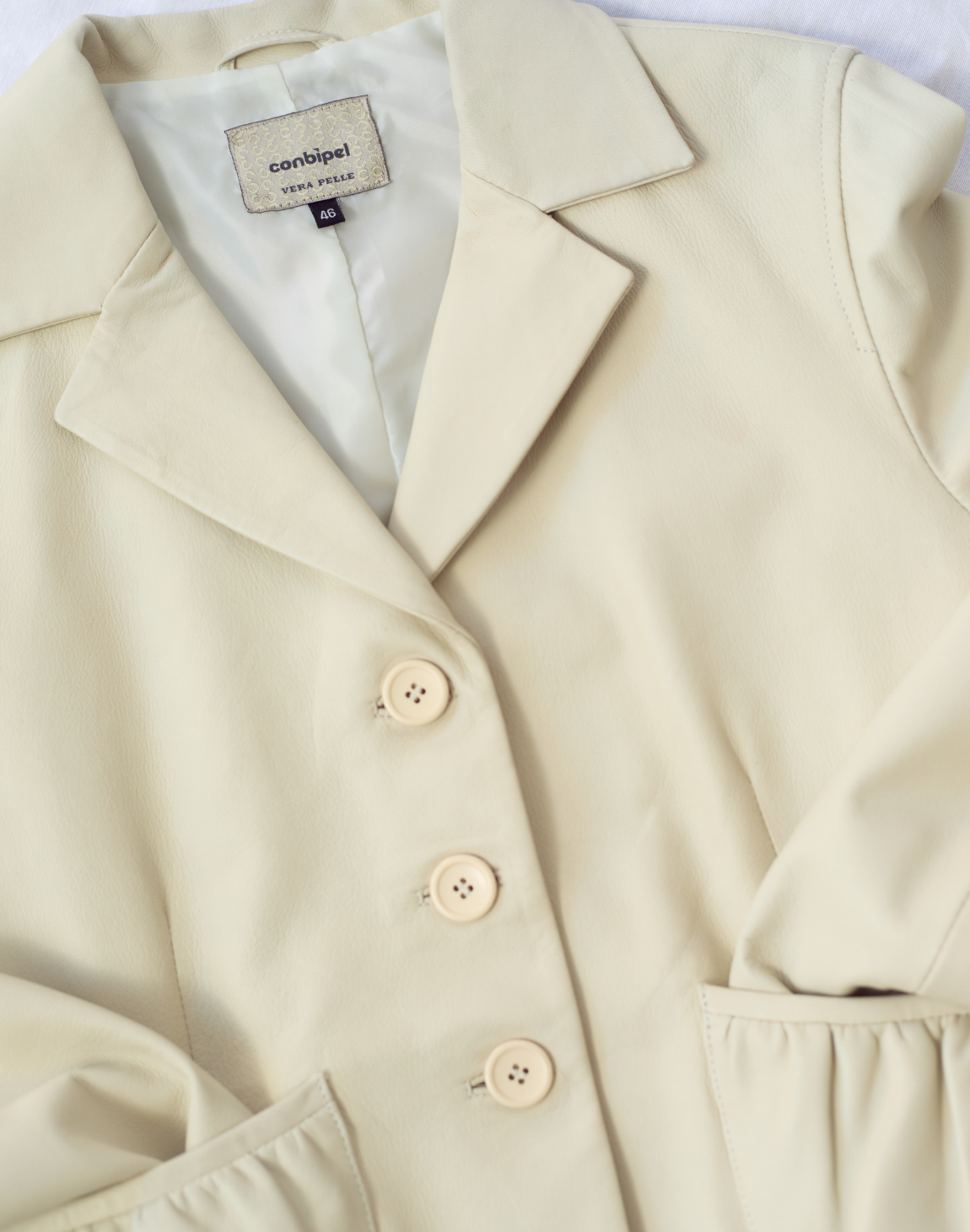 Veste en cuir vintage
