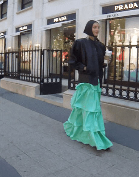 Veste en cuir rétro