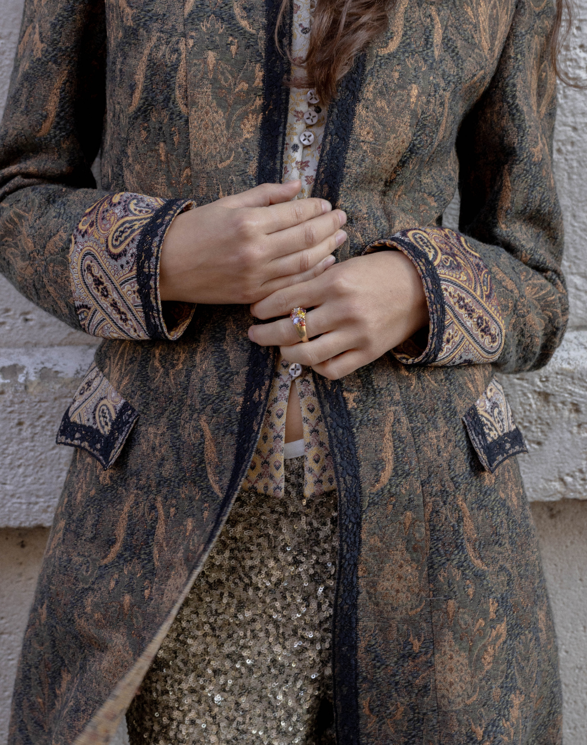 Veste mi-longue Armand Ventilo vintage