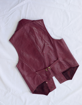 Giler en cuir vintage