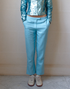 Pantalon à pince Miu Miu