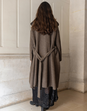 Manteau long en tweed Marni vintage