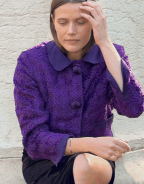 Veste à motif carreaux Alberta Ferretti vintage