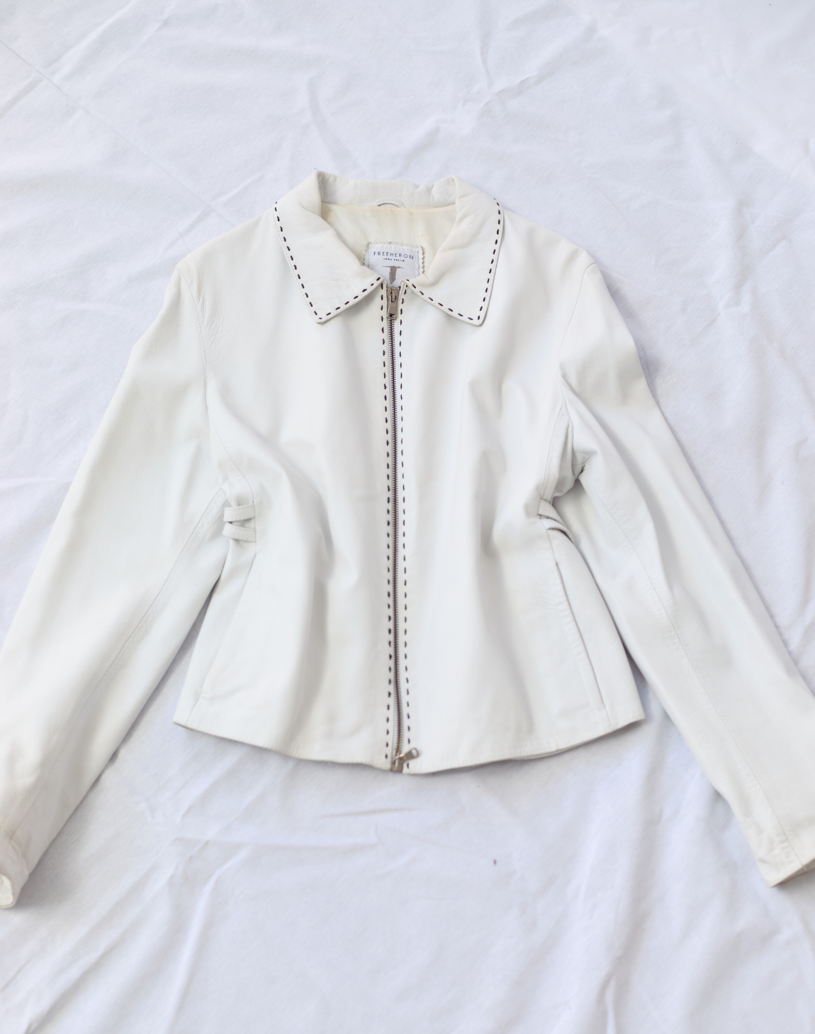 Blouson en cuir vintage