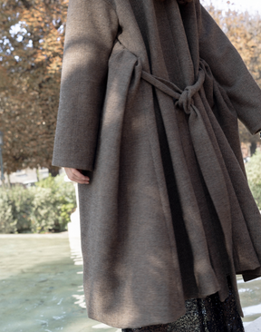 Manteau long en tweed Marni vintage