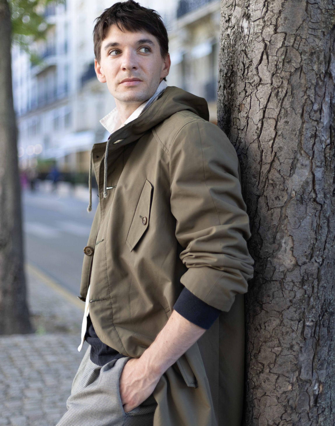 Parka en coton à doublure amovible