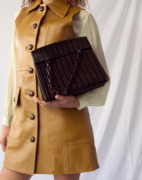 Robe en cuir Coach