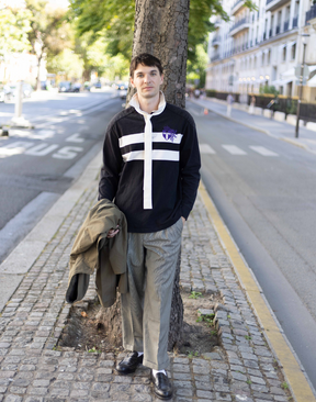 Pantalon à pince