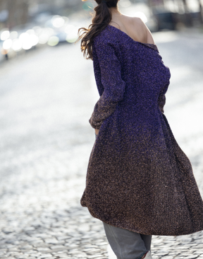 Gilet en maille lurex Anna Molinari