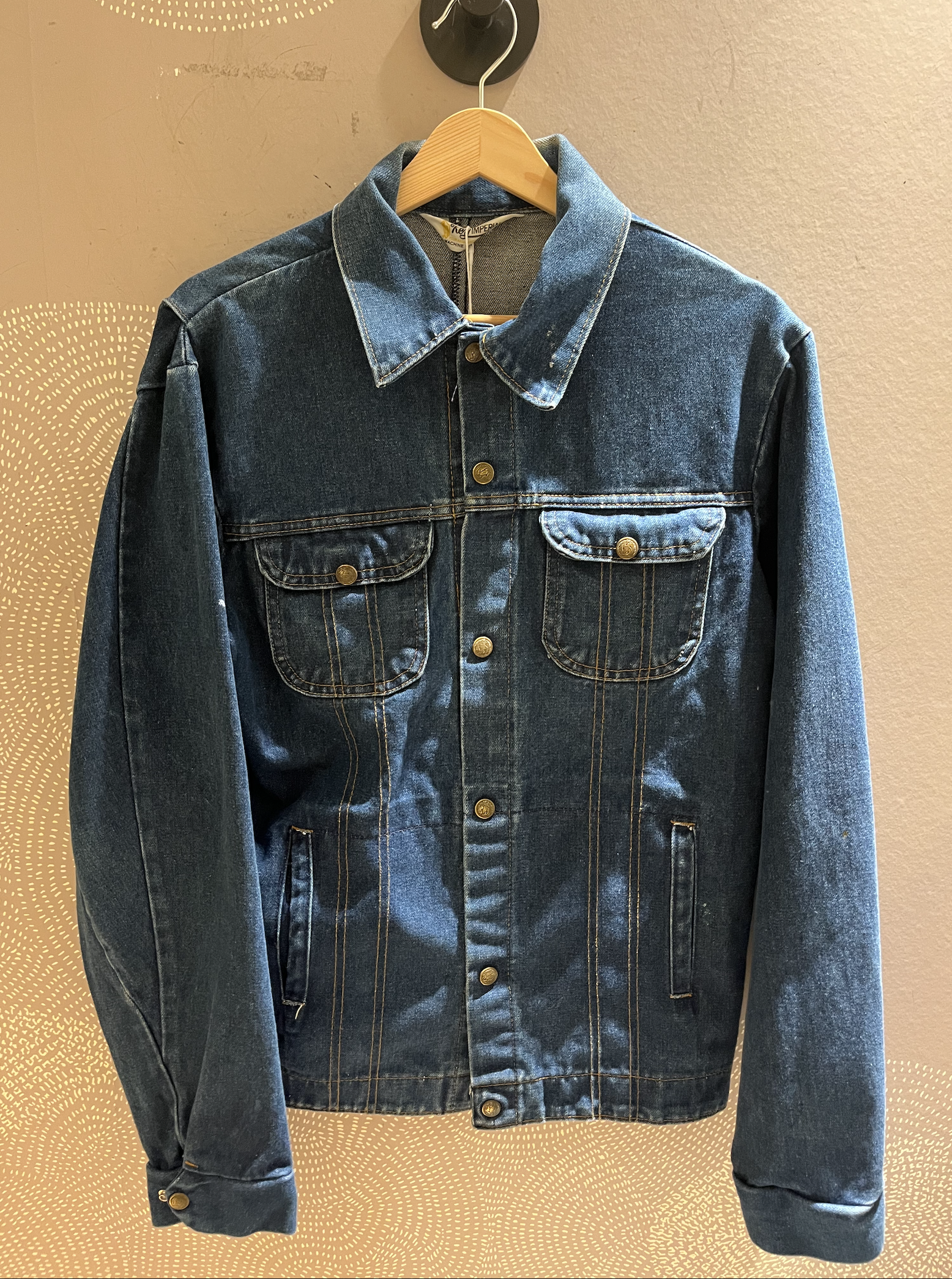 Veste denim collab Elisa Schmitt