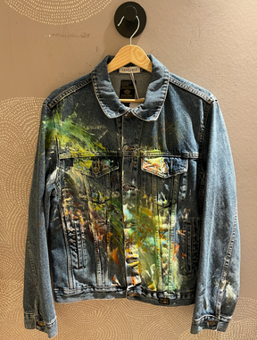 Veste denim collab Elisa Schmitt