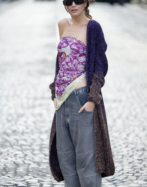 Gilet en maille lurex Anna Molinari