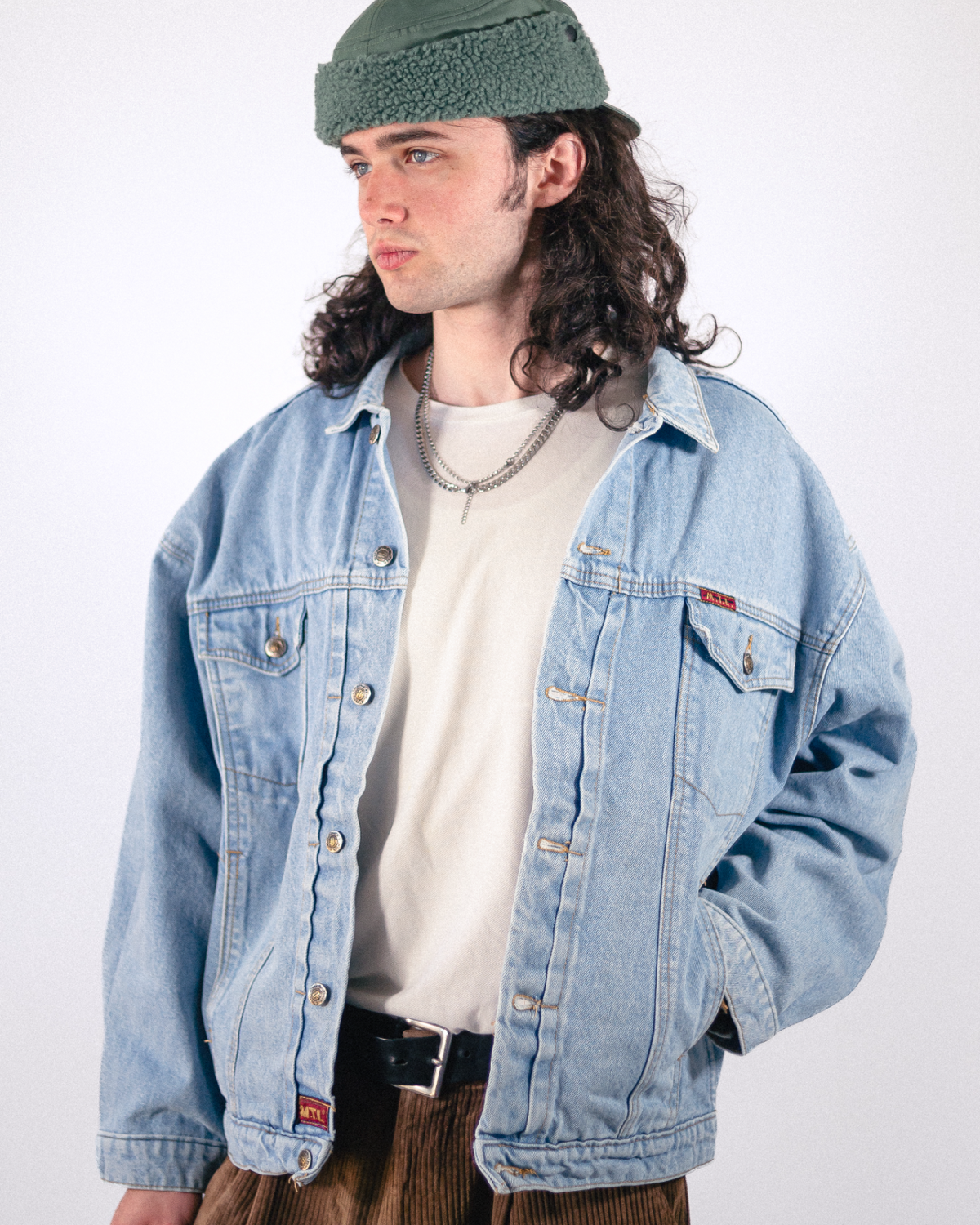 Veste en denim clair