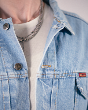 Veste en denim clair