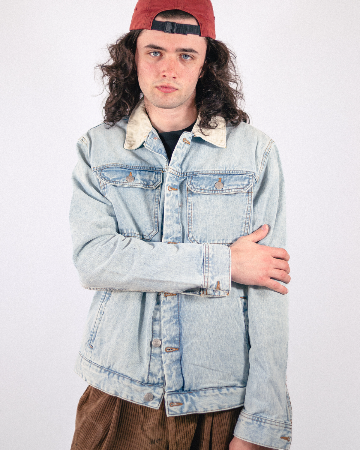 Veste en denim clair