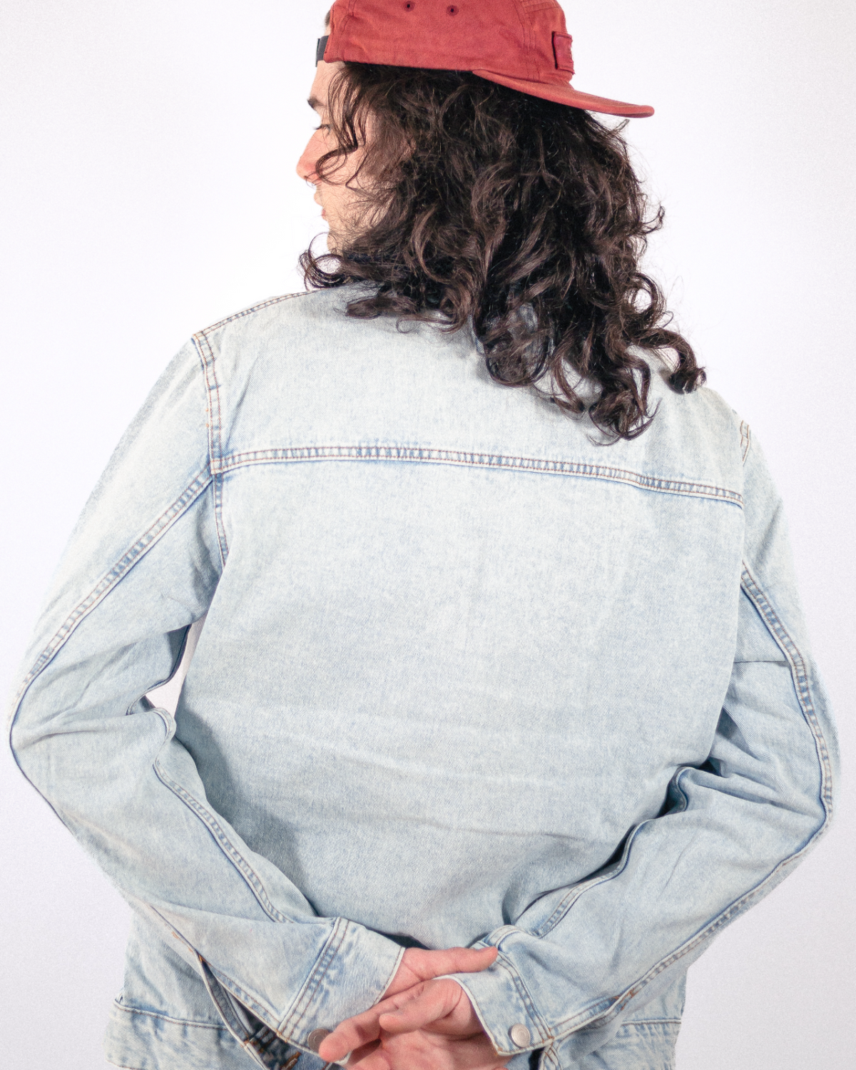Veste en denim clair