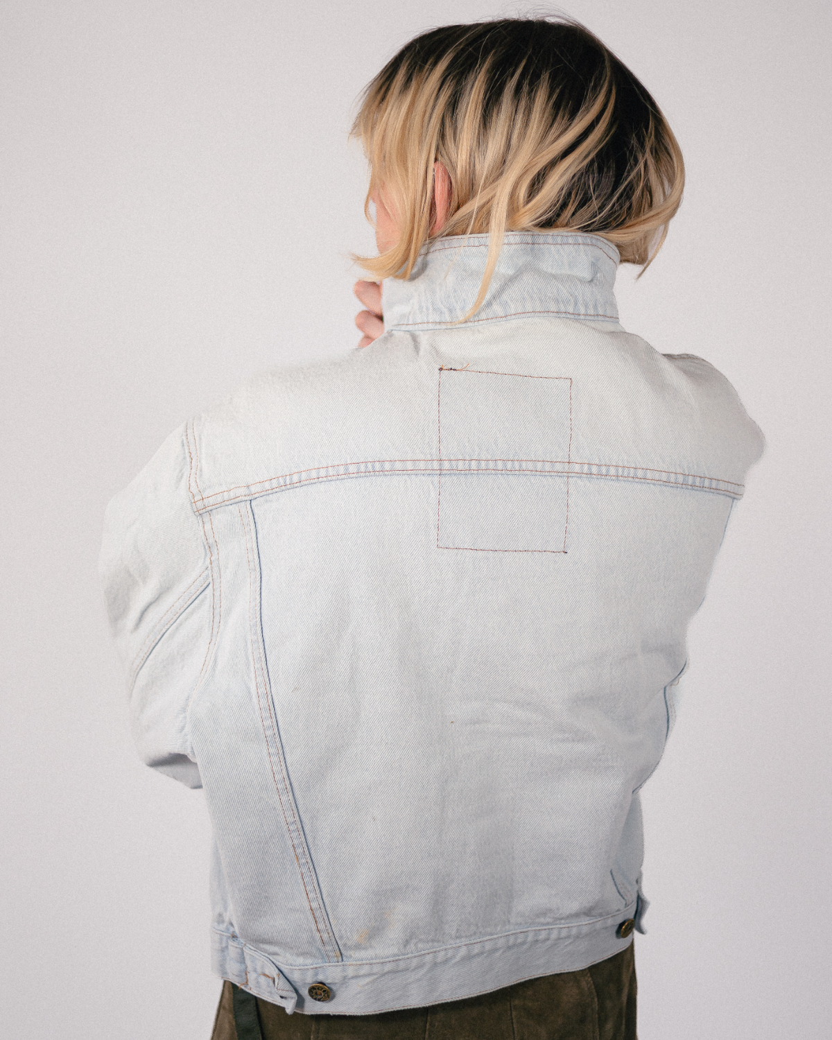 Veste en denim clair