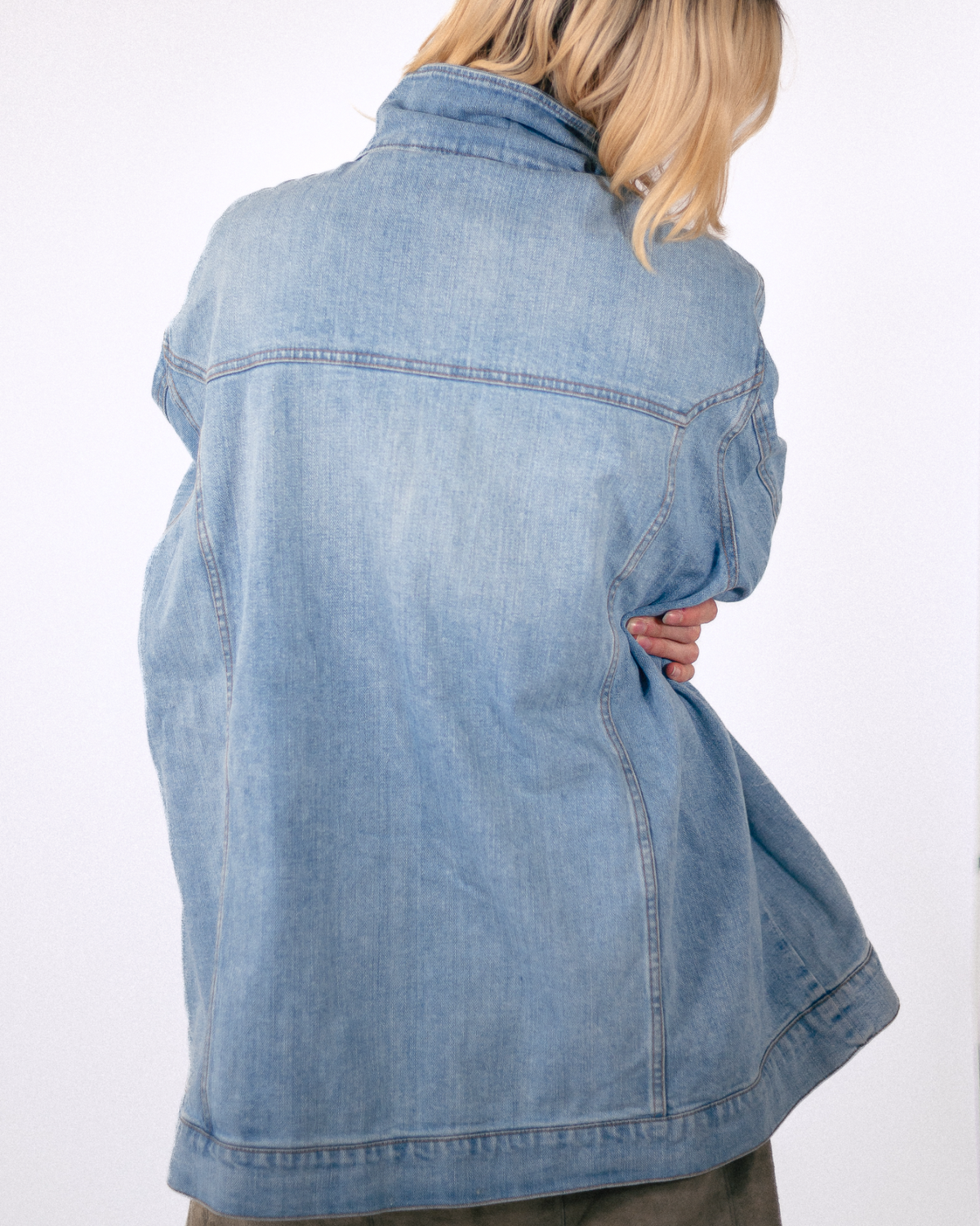 Veste en denim clair