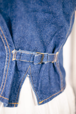 Veston en denim brut