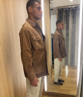 Veste en daim