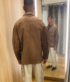 Veste en daim