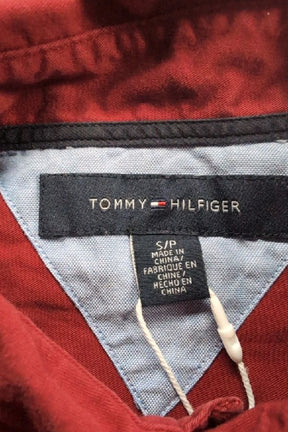 Chemise Tommy Hilfiger bordeaux