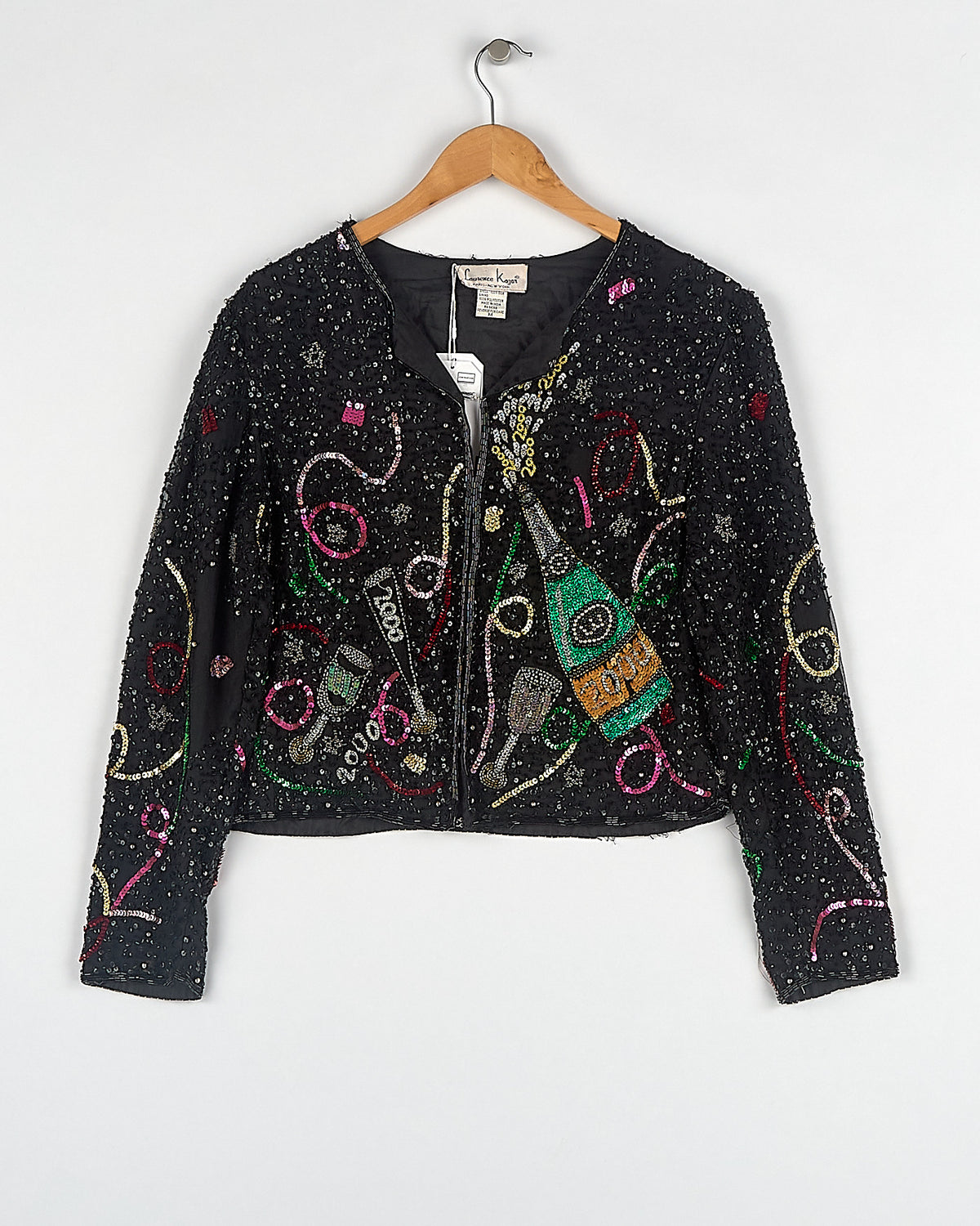 Veste en soie et sequins